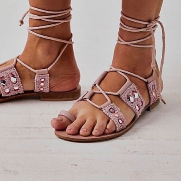 Free People leather gladiator sandals - Picture 8 of 8